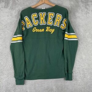 Green Bay Packers Spirit Jersey Womens Medium Green Yellow NFL Football Fan Gear